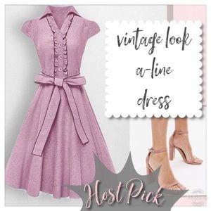 Vintage Look A-Line Dress